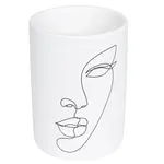 Kosmetická sklenička bílá 8241 Cara Bisk