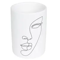 Kosmetická sklenička bílá 8241 Cara Bisk