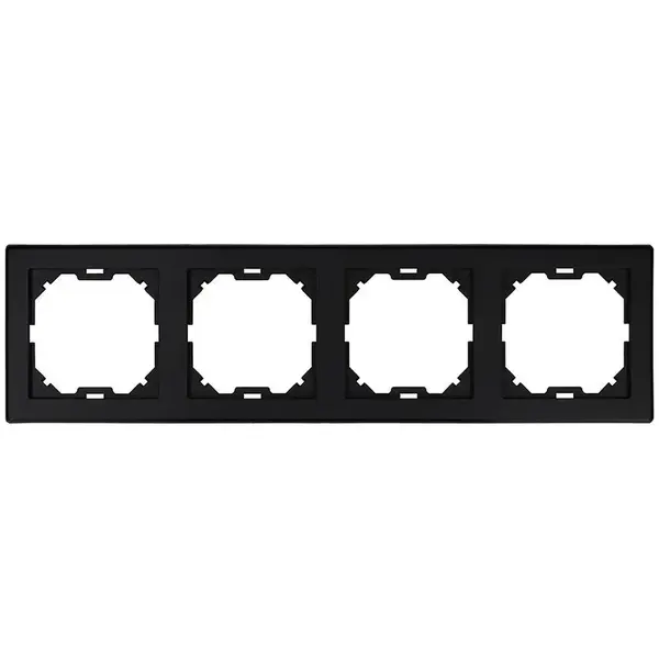 Rámček 4-násobný černy Imperia