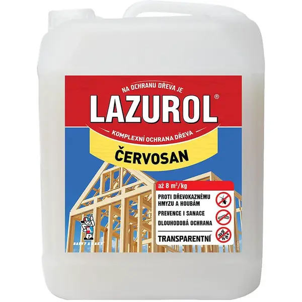 Lazurol červosan 5l