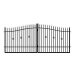 BRÁNA DVOUKŘÍDLÁ MARIKA 130-150 X 350 CM