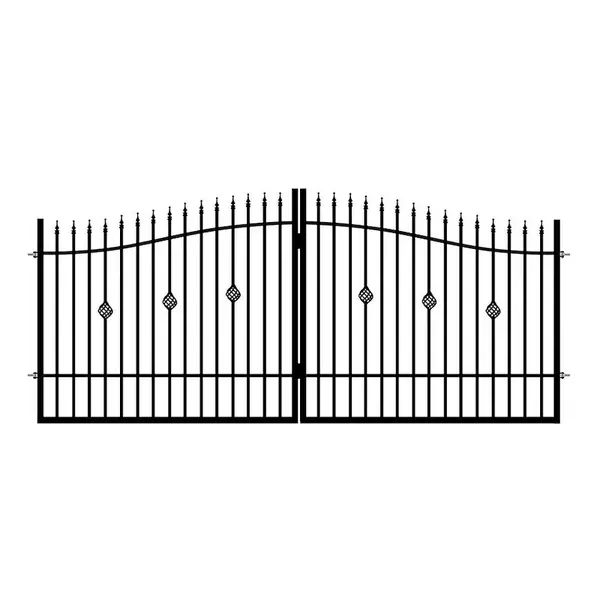 BRÁNA DVOUKŘÍDLÁ MARIKA 130-150 X 350 CM