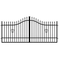 BRÁNA DVOUKŘÍDLÁ TOPAZ 130-160 X 350 CM