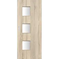 Posuvné dveře Trio 3*3 90P dub sonoma