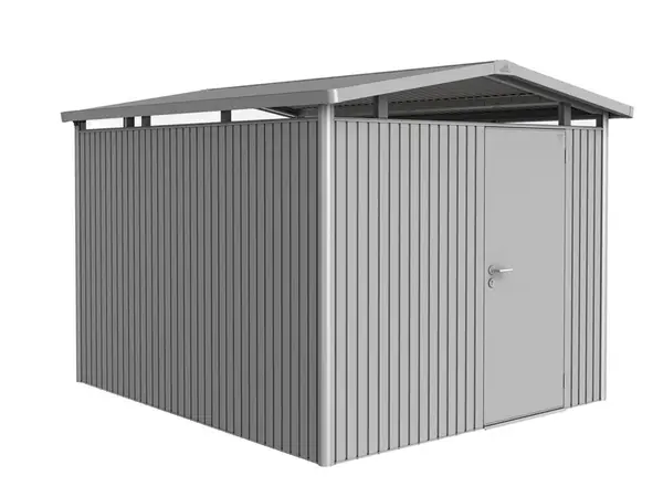 Domek na nářadí Biohort PANORAMA P5, šedý křemen, jednokřídlé dveře BH18060