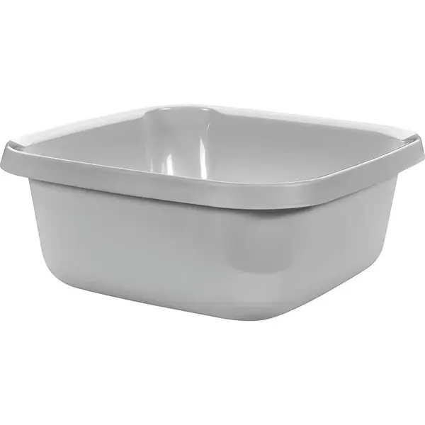 Miska hranatá Essentials 12L světle šedá 241743