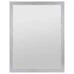 Nástěnné zrcadlo Madison, 69,2 x 89,2 cm, bílé