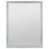 Nástěnné zrcadlo Madison, 69,2 x 89,2 cm, bílé