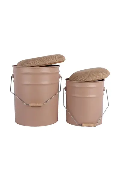 Stolička s úložným priestorom Leitmotiv Buckets 39 x 31 cm 2-pak