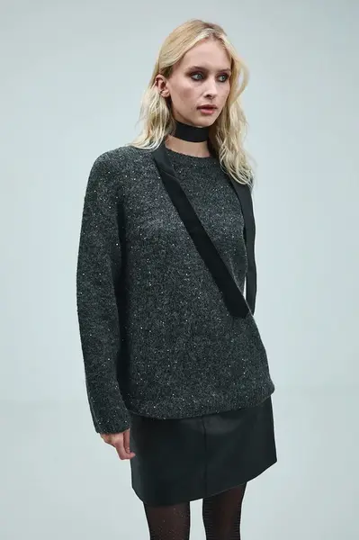 Svetr Medicine dámský, šedá barva