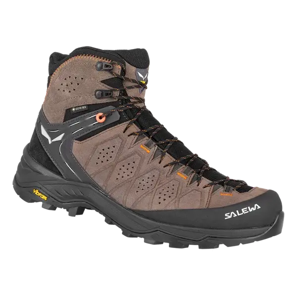 Salewa SALEWA Alp trainer 2 mid GTX EU 45, Wallnut Fluo/Orange Pánské trekové boty