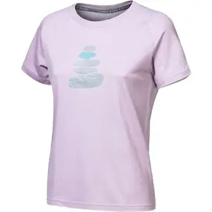 Sensor MERINO BLEND STONE W Dámské funkční triko, fialová, velikost