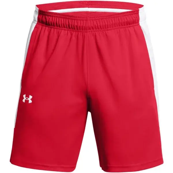 Under Armour BASELINE Pánske kraťasy, červená, veľkosť L