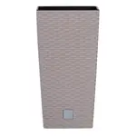 Prosperplast Kvetináč s vkladom Rato Square 22,5 cm, mocca
