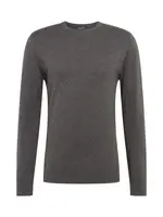 SELECTED Sveter 'SLHBerg'  tmavosivá