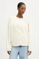 Fleecová mikina adidas Future Icons dámská, béžová barva, hladká, KB5234