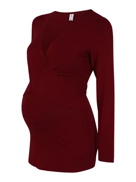 Bebefield Tričko 'Evelina'  vínovo červená