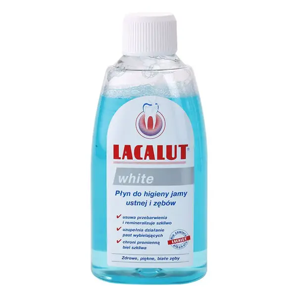 Lacalut White ústní voda s bělicím účinkem 300 ml