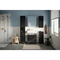 MID.YOU KOUPELNA vysoce lesklá černá