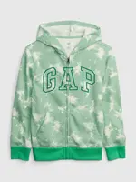 GAP Dětská mikina logo a kapuce - Kluci