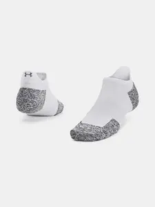 Under Armour Ponožky UA AD Run Cushion 1pk NS Tab-WHT - unisex