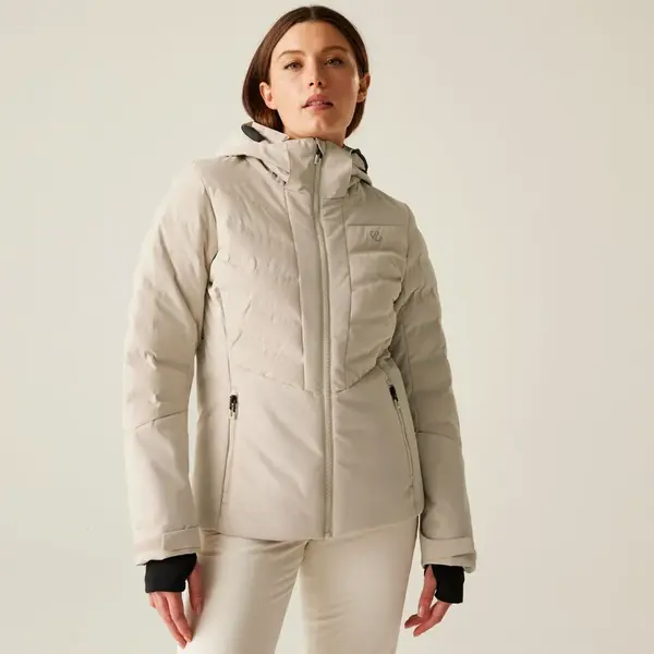 Dámská zimní lyžařská bunda dare2b gliding béžová 42