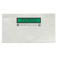 1000 x Papírový obal na doprovodnou dokumentaci, 228x120 mm, DOCUMENTS ENCLOSED | RAJA