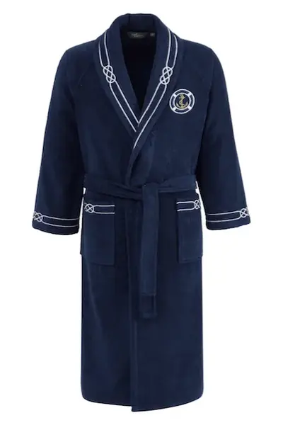 Luxusní pánský župan MARINE MAN v dárkovém balení M Tmavě modrá