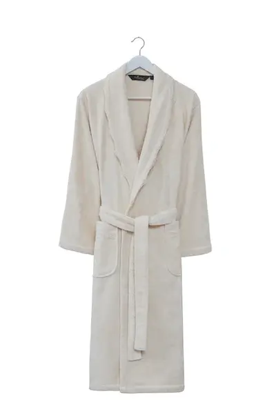 Dámský elegantní župan STELLA v dárkovém balení XL Krémová