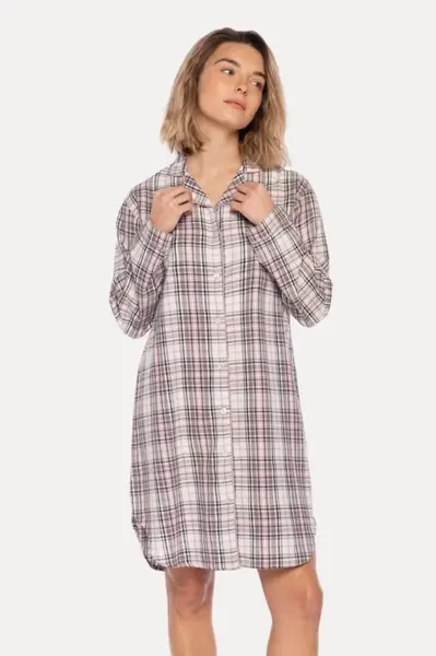 Dámská noční košile LARA M Růžová