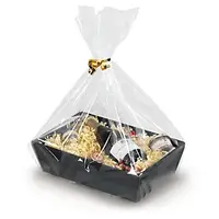 Celofán, průhledná dárková fólie 30% recyklovaná, šířka 80cm, délka 120m