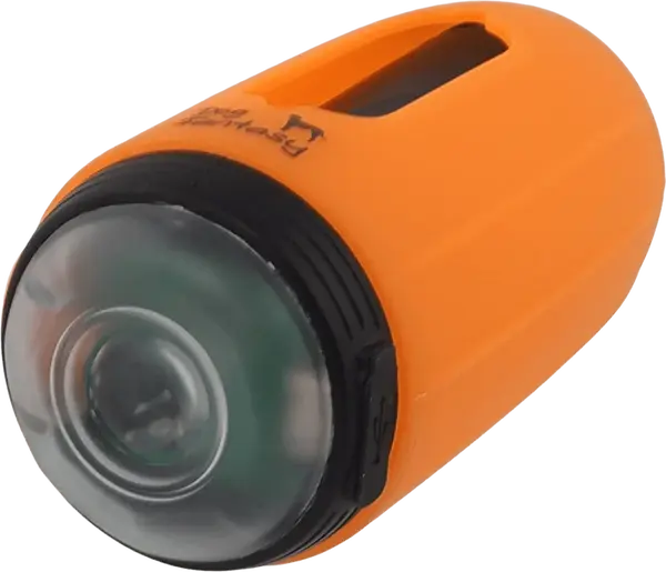 Baterka Dog Fantasy se zásobníkem na sáčky oranžová