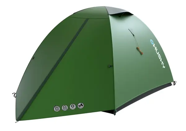 Husky Bret 2 zelená Lehký turistický stan pro 2 osoby