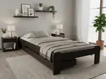 Posteľ Ada 90 x 200 cm, orech Rošt: S lamelovým roštom, Matrac: Matrac DELUXE 10 cm