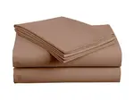 Bavlněné prostěradlo LUX světle hnědé 220x240 cm
