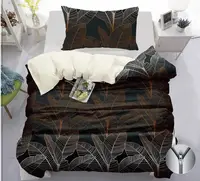 Bavlnené obliečky BETTY čierne Rozmer obliečky: 70 x 90 cm | 140 x 200 cm