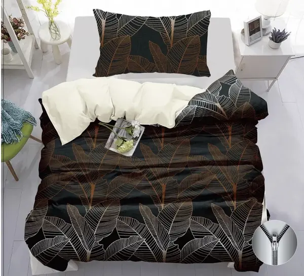 Bavlnené obliečky BETTY čierne Rozmer obliečky: 70 x 90 cm | 140 x 200 cm