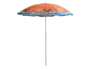 Slnečník SUNSET BEACH 180 cm, oranžový
