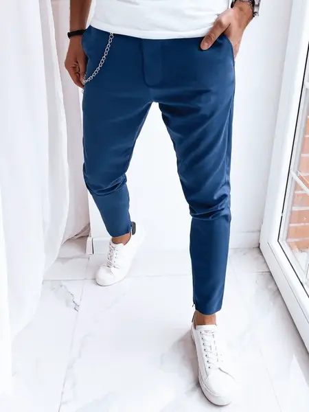 Pánské kalhoty chinos Barva modrá DSTREET