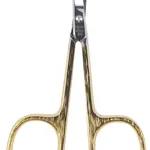 Nippes Solingen Nůžky na kůži zahnuté zlacené 9 cm 1 ks