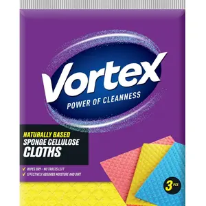 Vortex Houbový hadřík z přírodního materiálu 3 ks