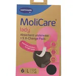 MoliCare Lady absorpční prádlo vel. L 1 ks + vložky X-Change 5 ks