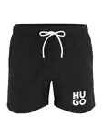 HUGO Plavecké šortky 'PAOLO'  čierna / biela