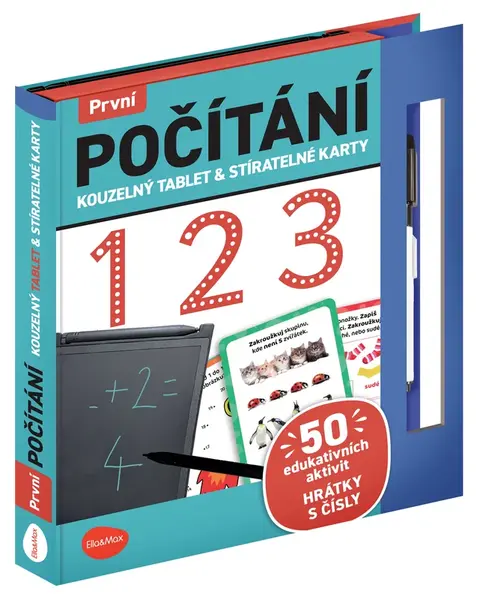 ELLA&MAX Kouzelný tablet & stíratelné karty – První POČÍTÁNÍ