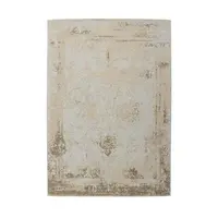 KOBEREC TKANÝ NA PLOCHO, 160/230 cm, krémová