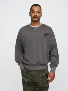 GAP  Pánska Oversize mikina s logom 730184-04 Veľkosť: M