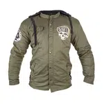 Pánská bunda W-TEC Black Heart Khaki Jacket s aramidem Garage Built L