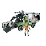 Voják Lovec dinosaurů set s nákladním autem 40 cm