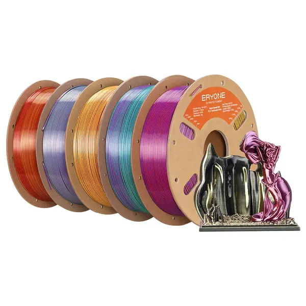 5kg ERYONE High Speed 4-color Silk PLA Filament Bundle 2