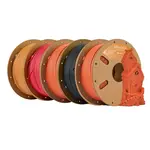 5kg ERYONE Wood PLA Filament - 2kg Pine Wood + 1kg Charcoal Gray + 1kg Red + 1kg Terracotta